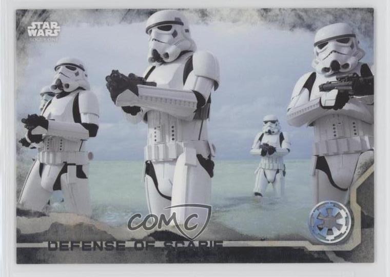 2016 Topps Star Wars: Rogue One Series 1 Death Black Defense of Scarif #26 9aj