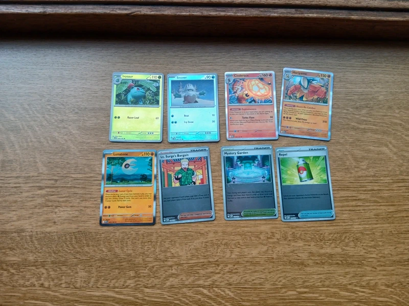 Pokémon Kaarten 8 stuks