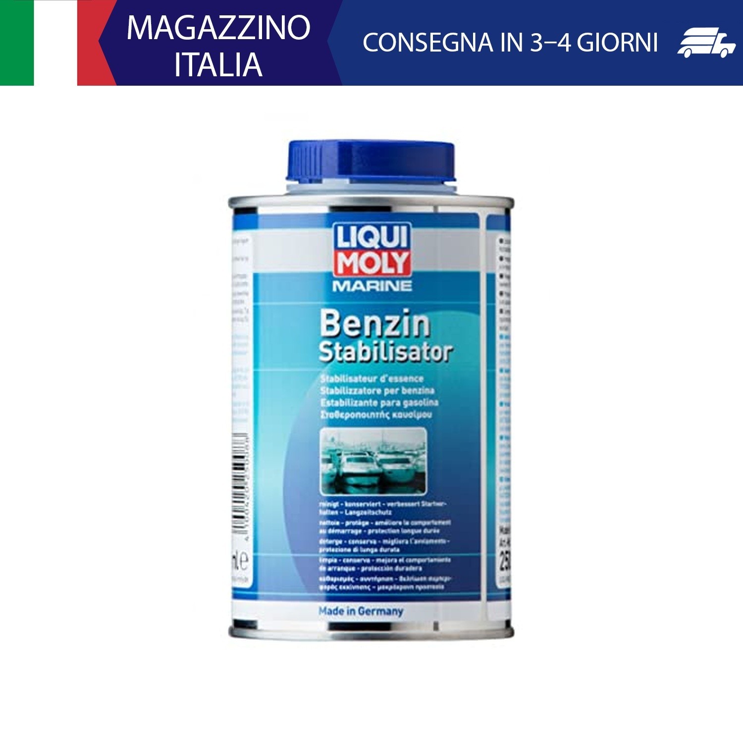 Liqui Moly Marine Stabilizzatore per Benzina, 500 ml, Avvio gasolineaditivo, sku