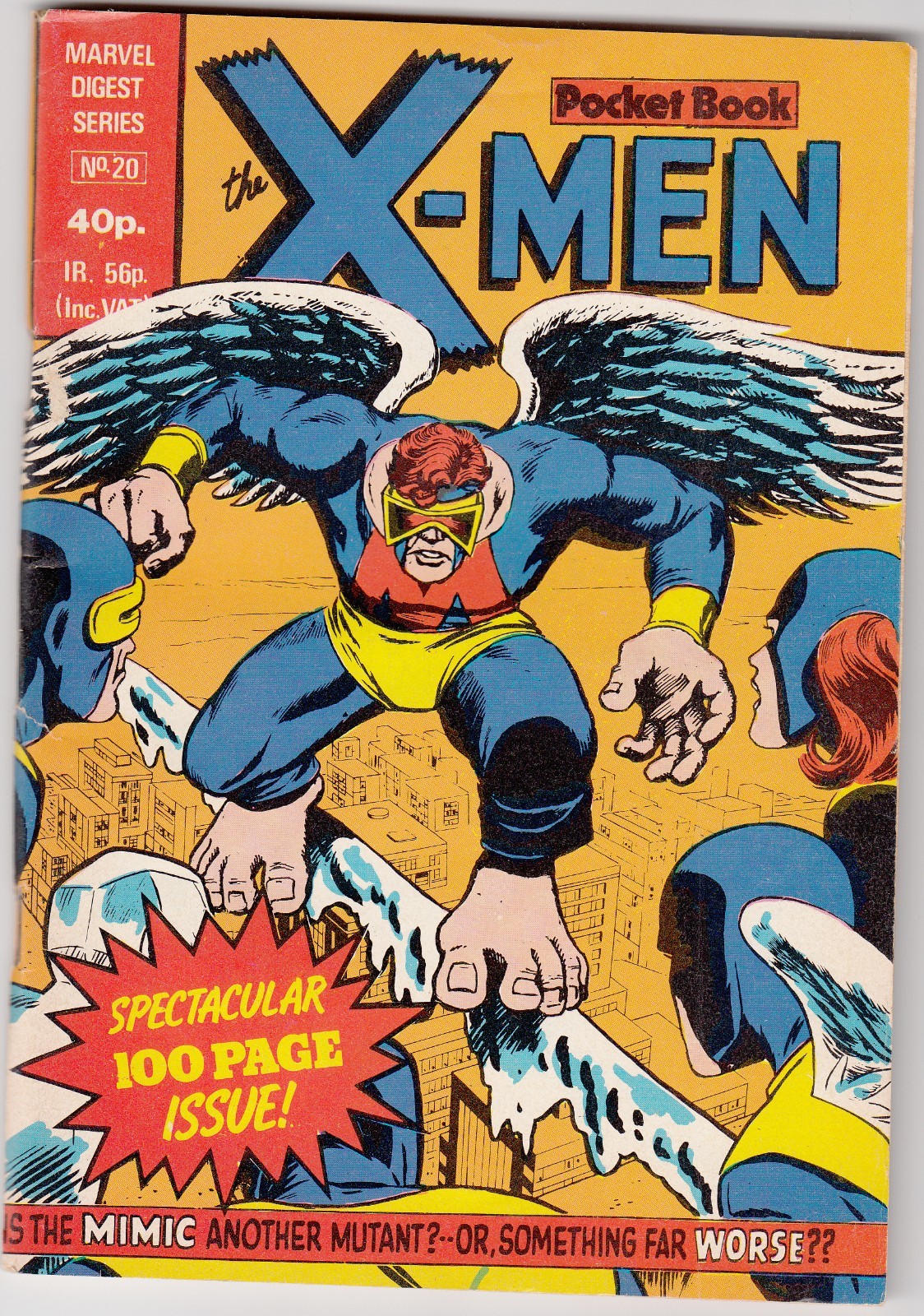 MARVEL DIGEST SERIES BRITISH COMIC POCKET BOOK  X-MEN #20