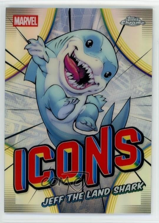 2026 Topps Chrome Marvel Comics Marvel Icons Jeff lo squalo della terra #MI-09 1vk6