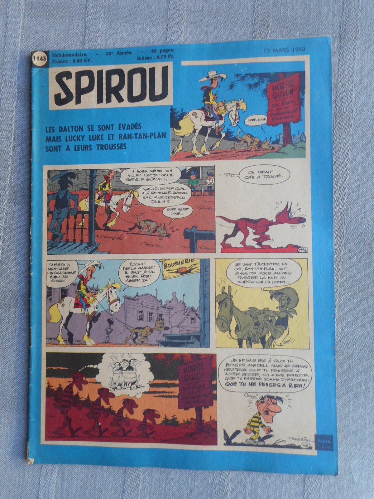 Hebdo Il Giornale Di Spirou N°1143 1960 In Buone Condizioni