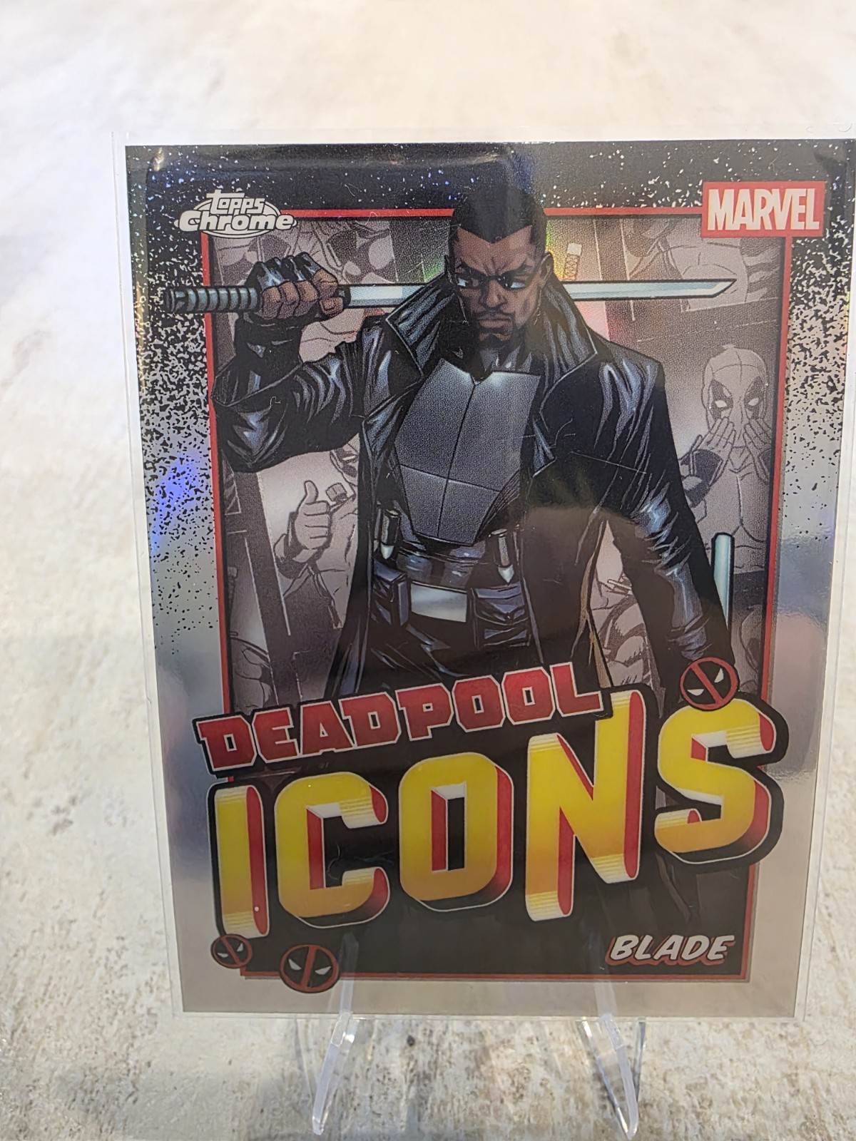 Blade 2025 Topps Chrome Marvel Deadpool Deadpool Icone #DI-8