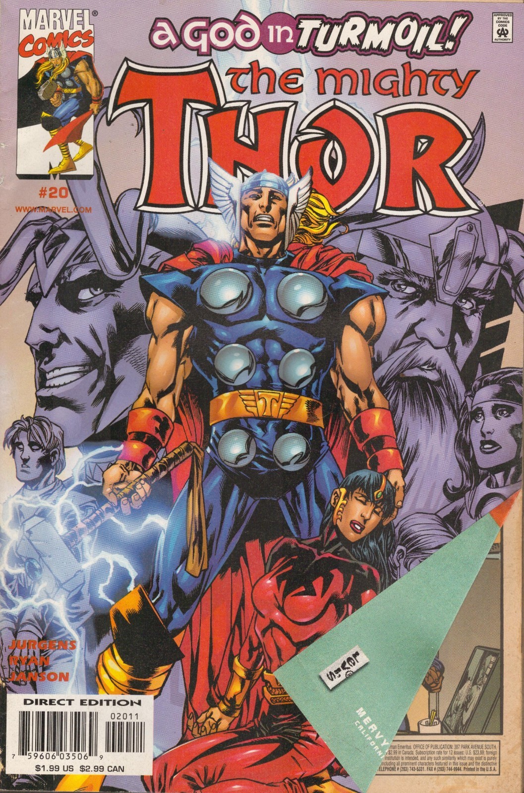 51550: MARVEL THOR #20 grado F