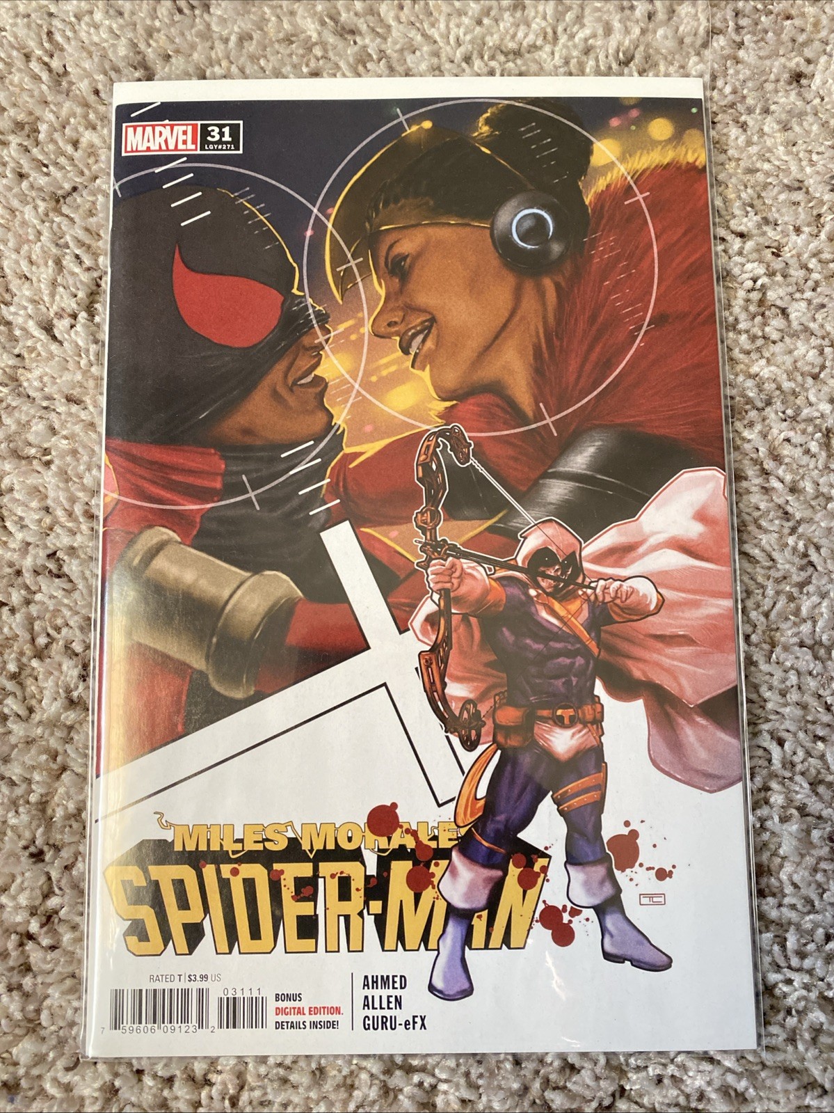 Copertina variante Miles Morales Spider-Man #31 | Marvel 2021 | quasi nuova imballata
