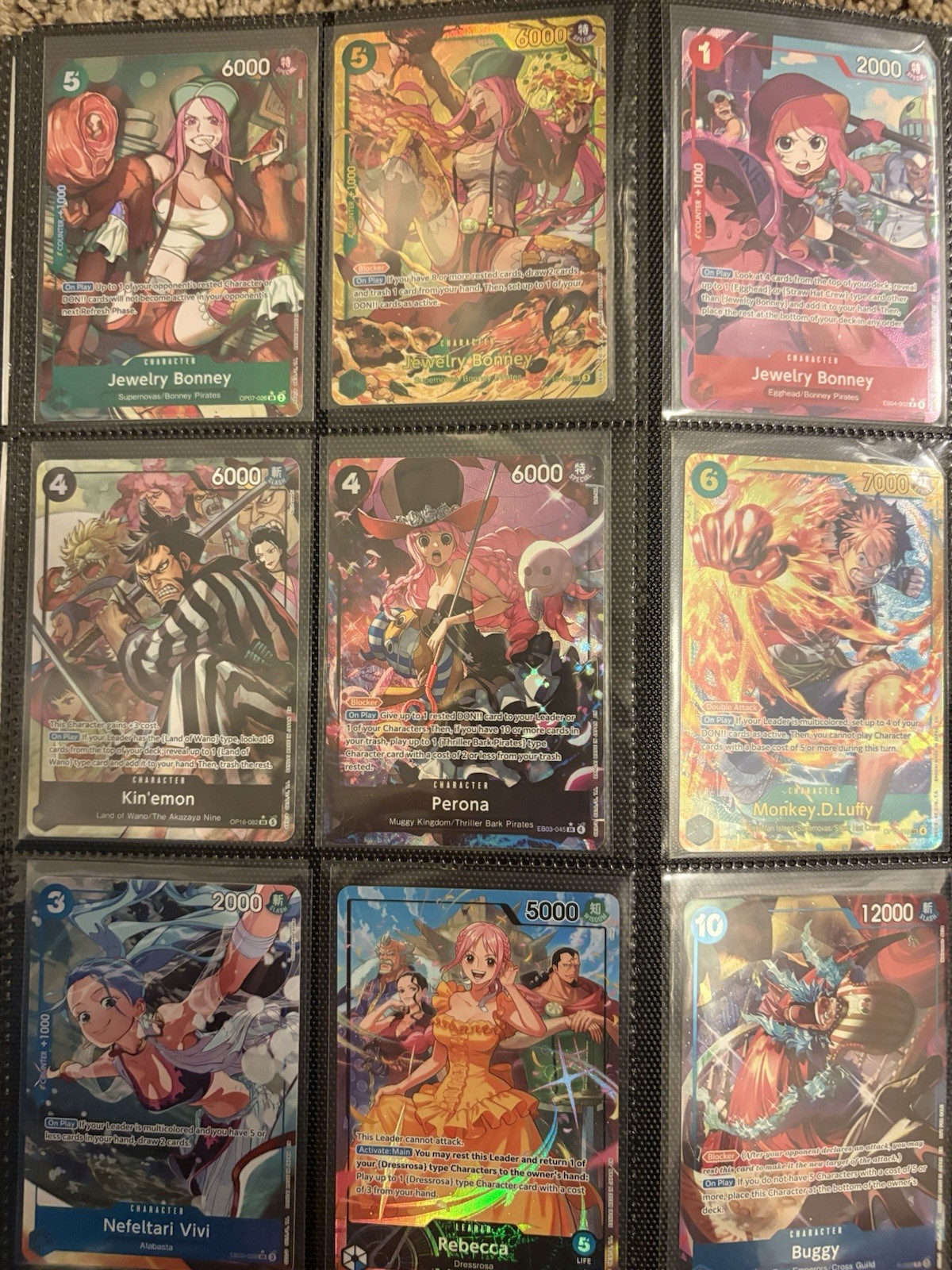 One Piece Card Lot Plus Binder
