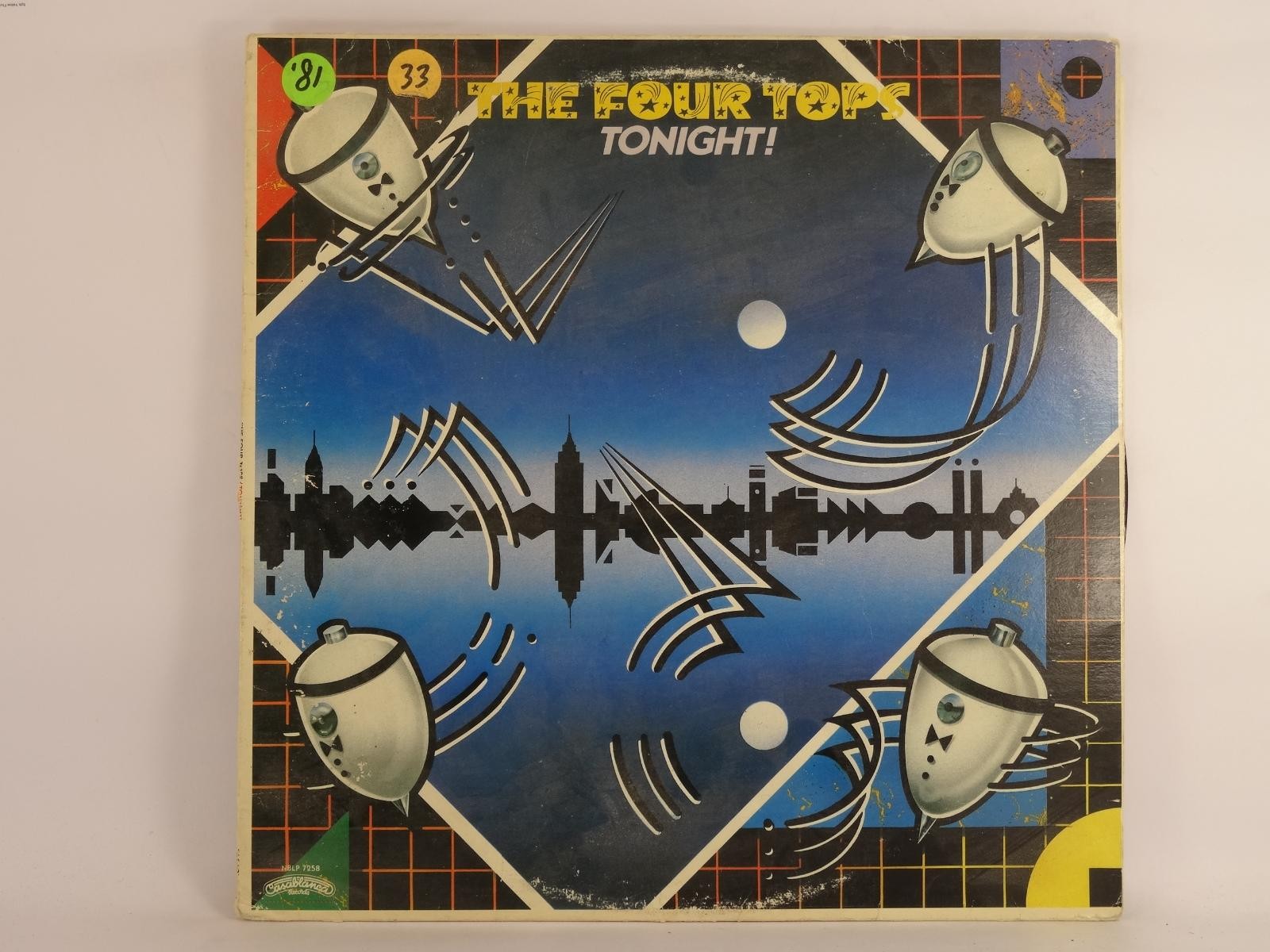 MARC BLATTE.LARRY GOTTLIEB THE FOUR TOPS TONIGHT! (371) 9 Track LP plus Picture 
