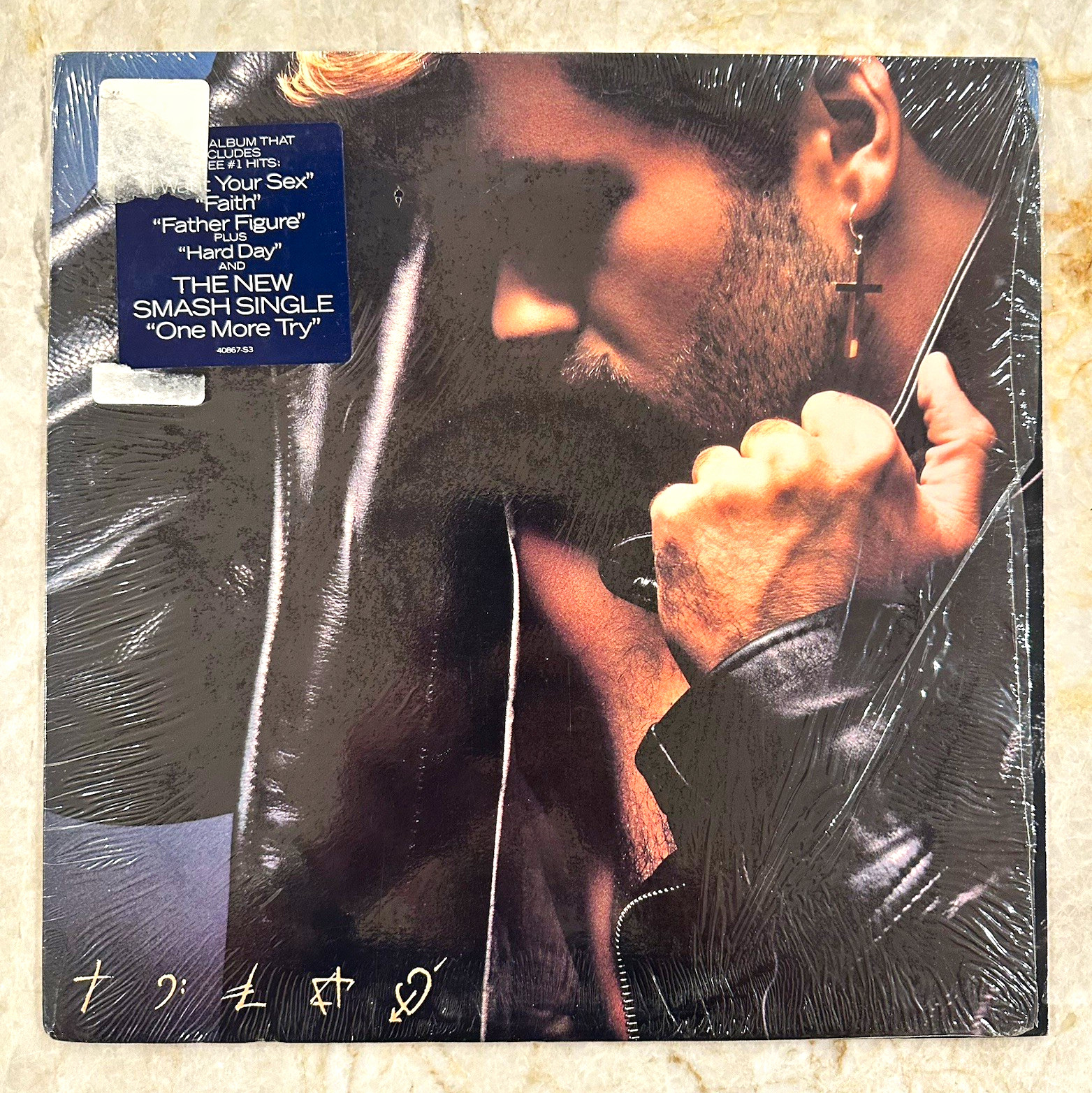 George Michael - Faith - EX/NM - 1987 Columbia LP Vinyl - In Shrink Hype sticker