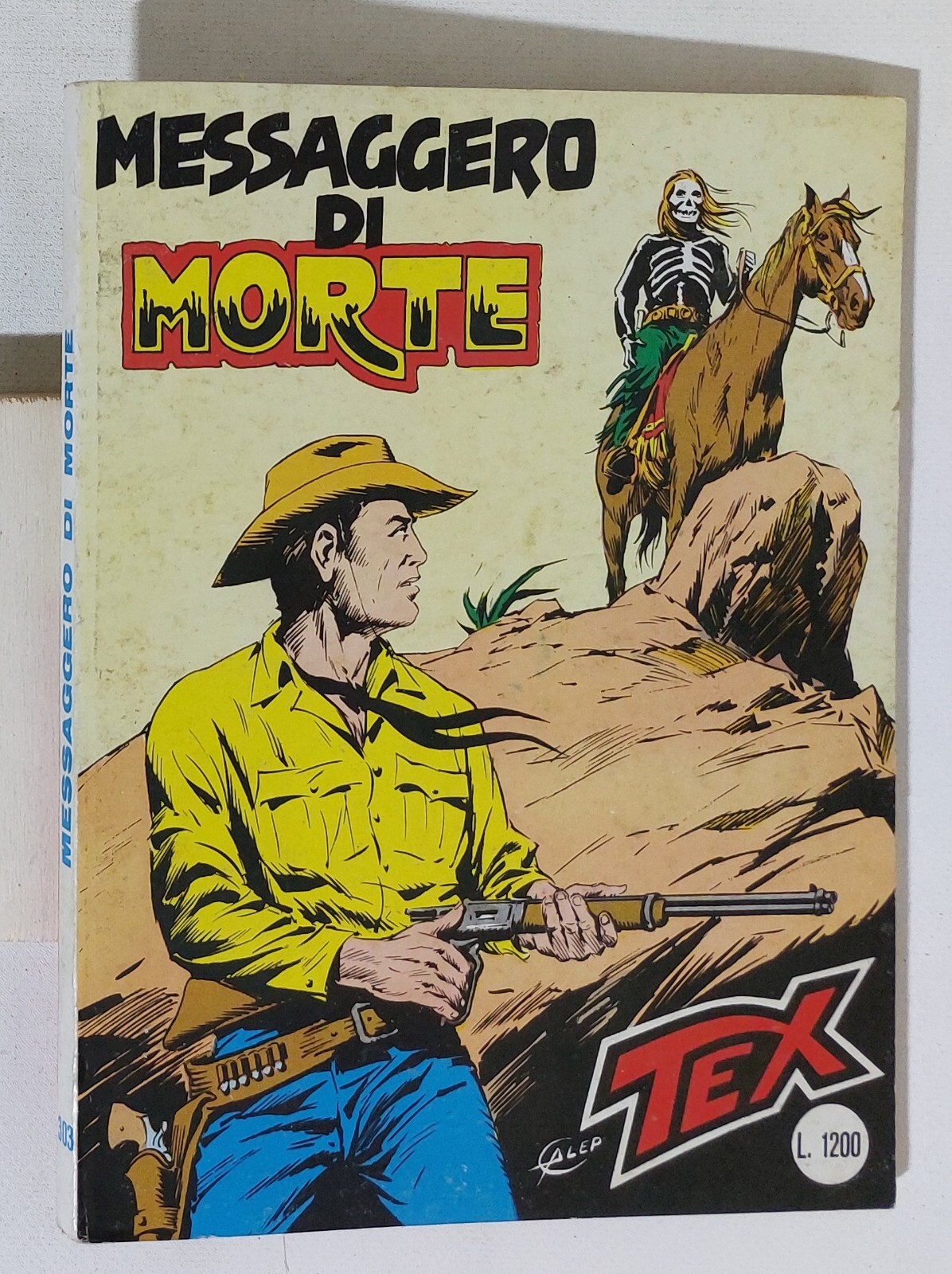 48273 TEX n. 303 - Messaggero di morte - Bonelli 1986