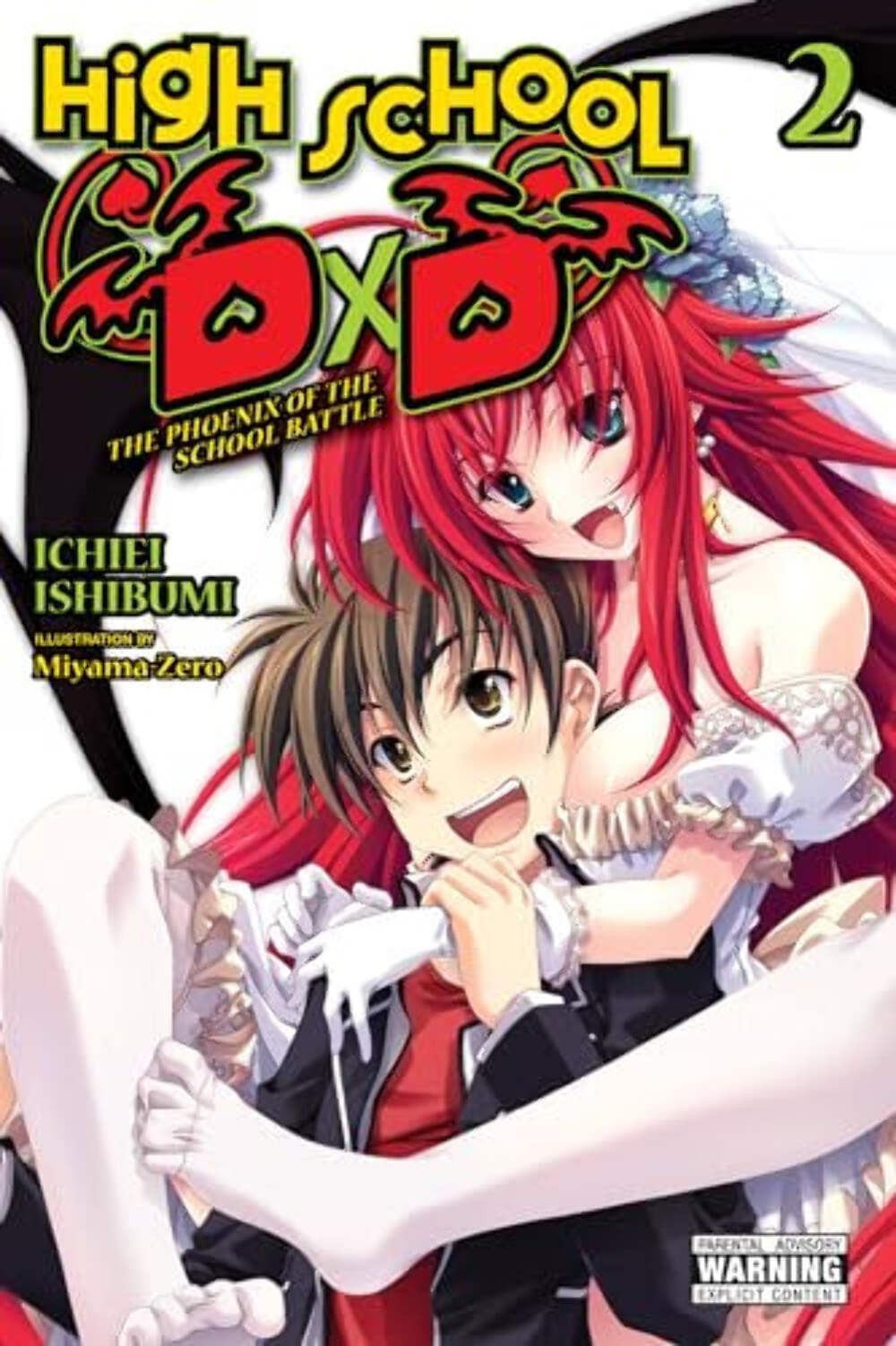 High School DxD La Fenice della Battaglia della Scuola Vol 2 Light Novel Usato Inglese