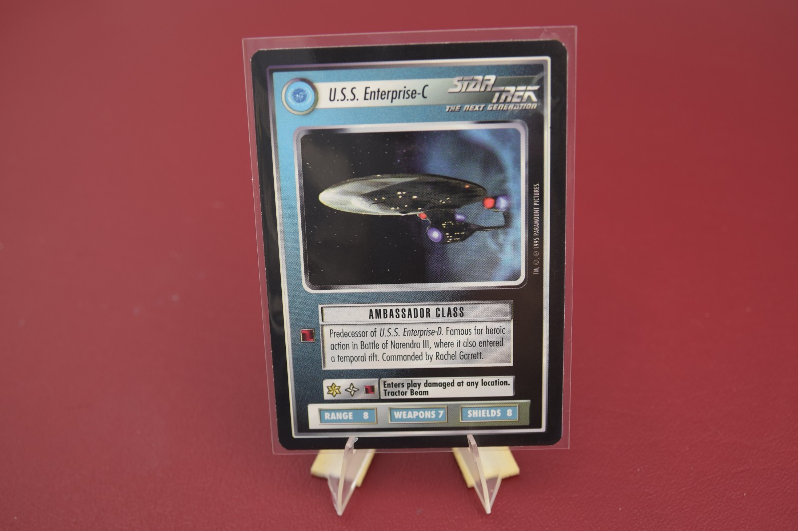 Star Trek The Next Generation CCG USS Enterprise-C 1995 0159