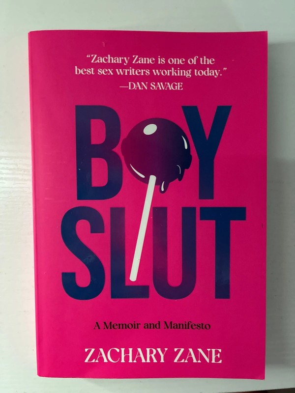 Boyslut by Zachary Zane book gender lgbt pride queer rainbow bisexuality