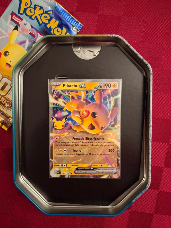 Pikachu ex 054/128 - 30º Anniversario