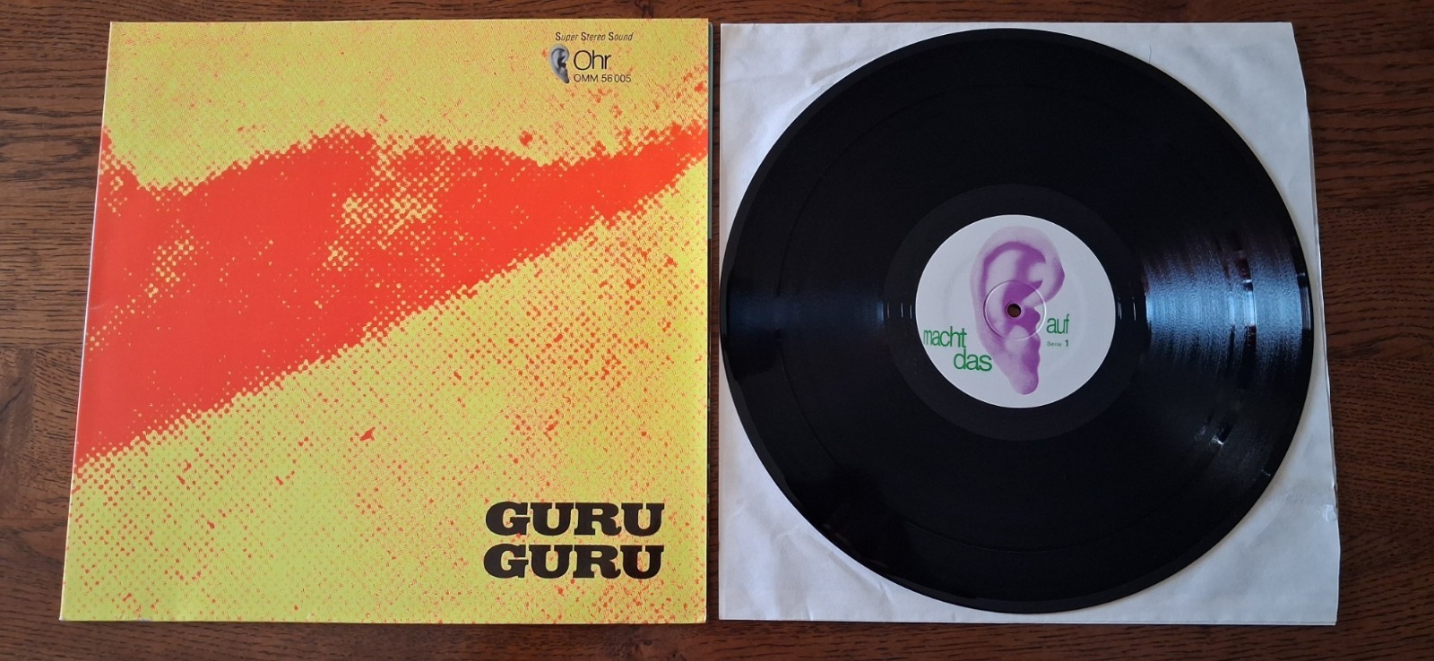LP Vinyle 33 t - Guru Guru "Ufo" / Label Ohr OMM 56 005 / Germany 1971