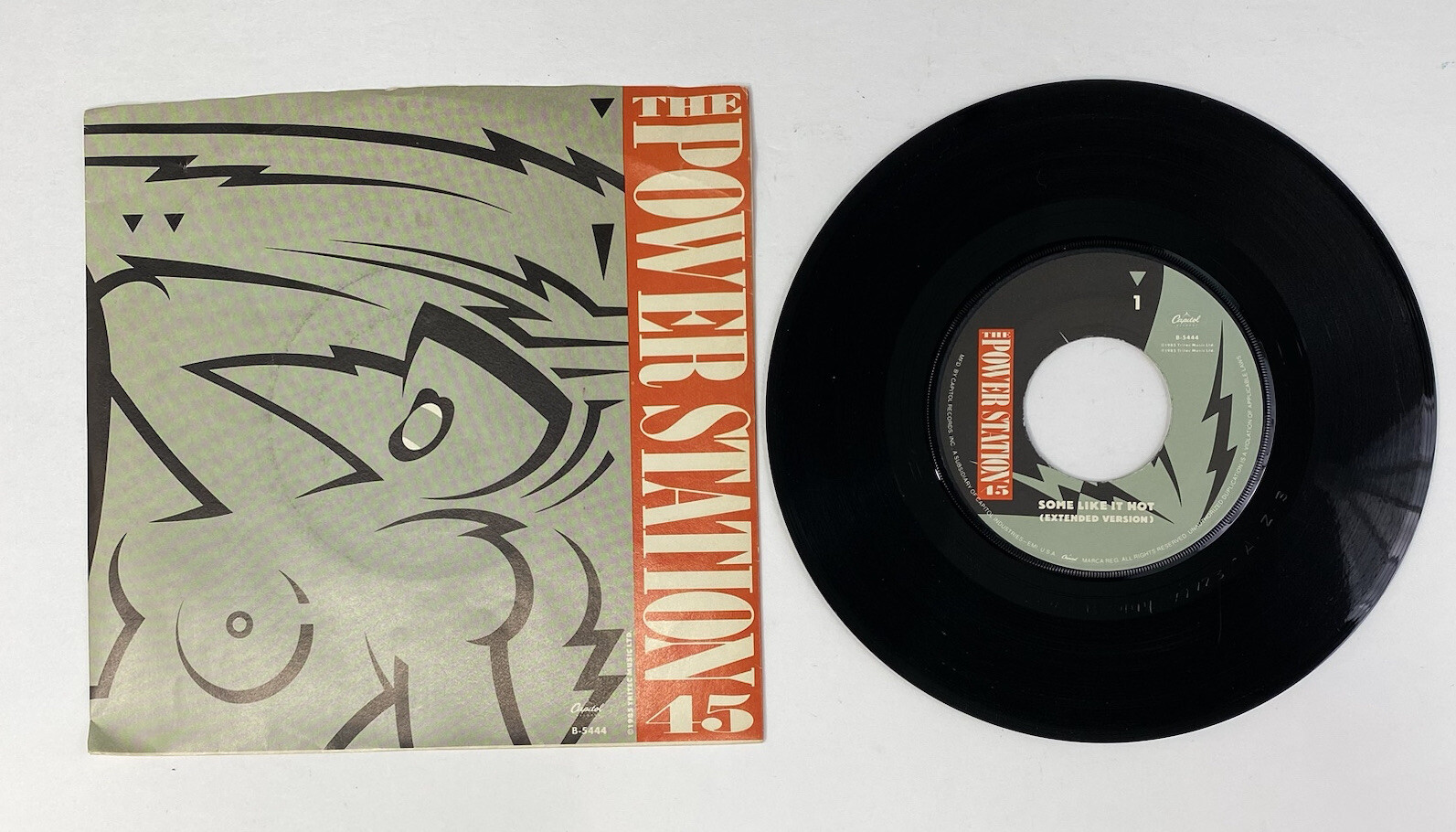The Power Station: Some Like It Hot (45 Record Capitol, 1985) Picture Sleeve