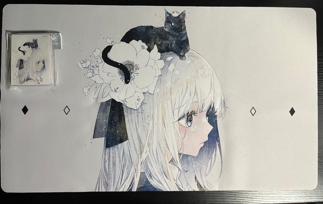 Oseto Cat-Kaburi Playmat Mouse Pad & Sleeve Set COMITIA Limited Edition