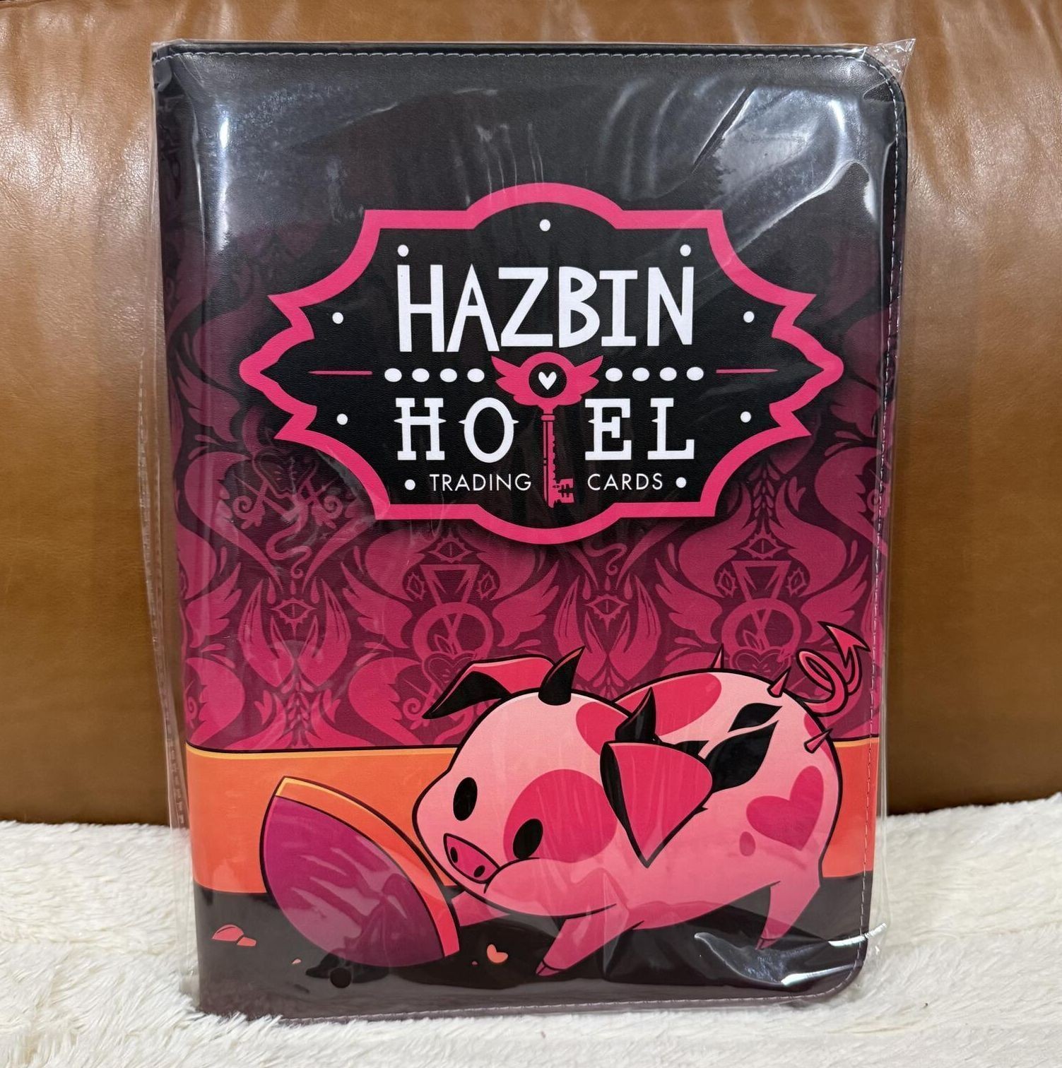 Hazbin Hotel raccoglitore 9 tasche per carte collezionabili pepite grasse
