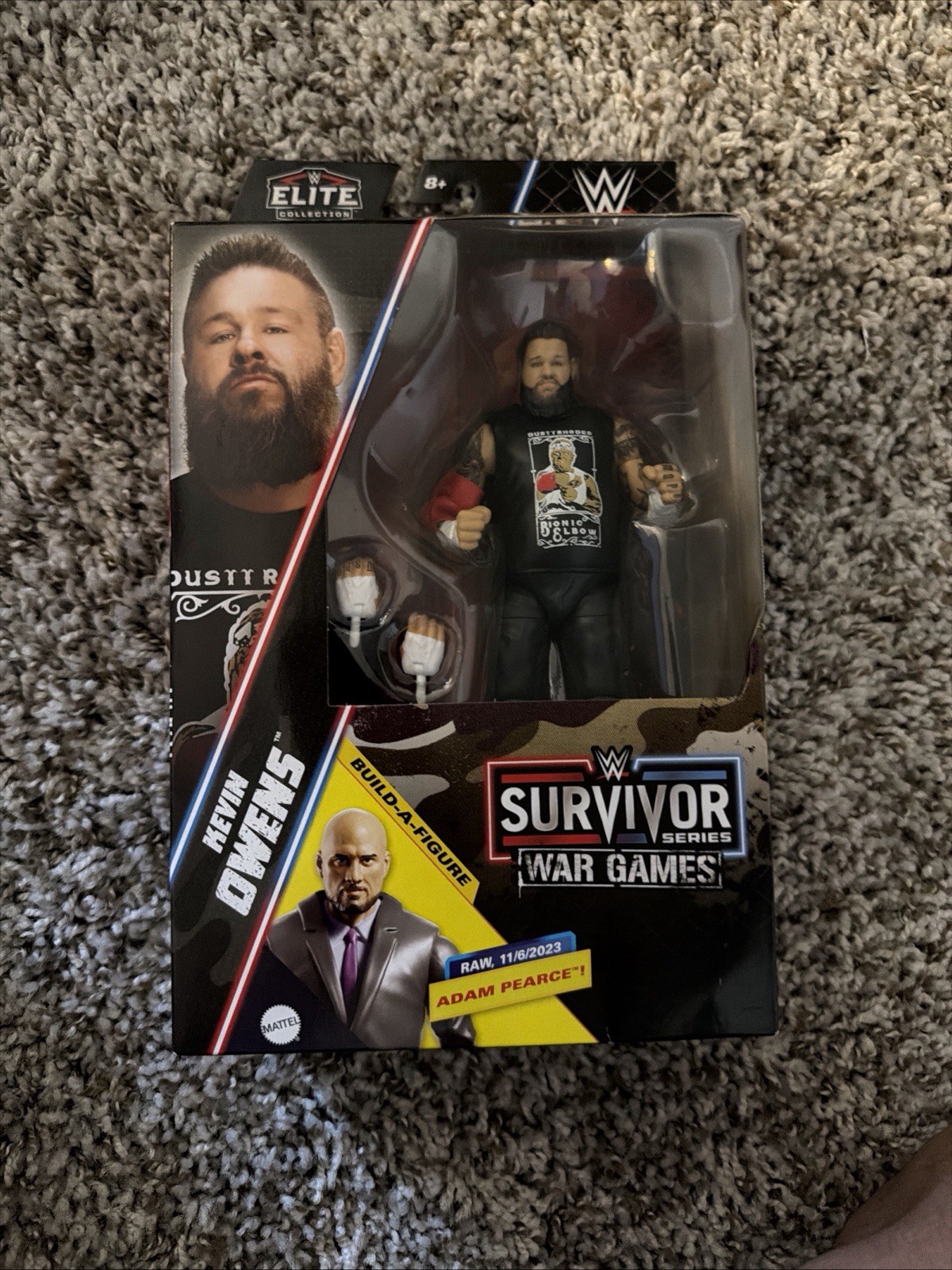 WWE Kevin Owens Action Figure Wllite Collection Survivor Series MIB