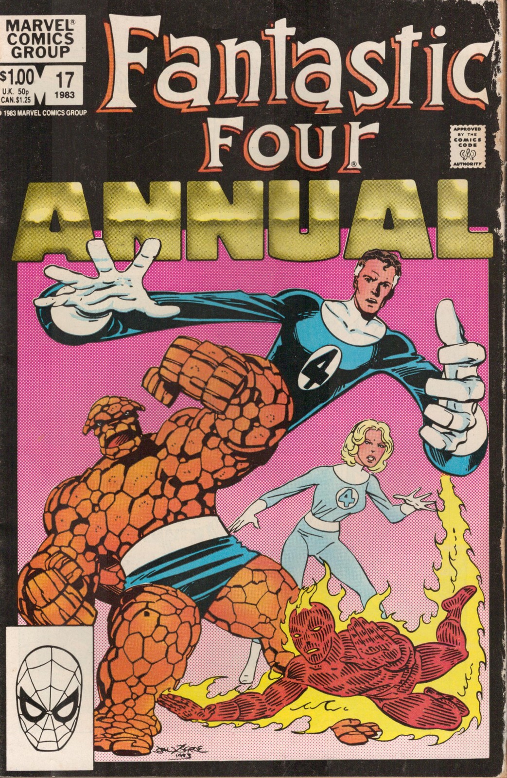 55331: MARVEL FANTASTIC FOUR ANNUALE #17 grado VG