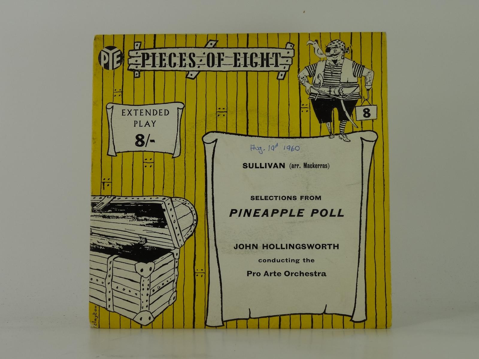SULLIVAN PINEAPPLE POLL (64) 2 Track 7" Single plus Picture Sleeve PIECES OF EIG