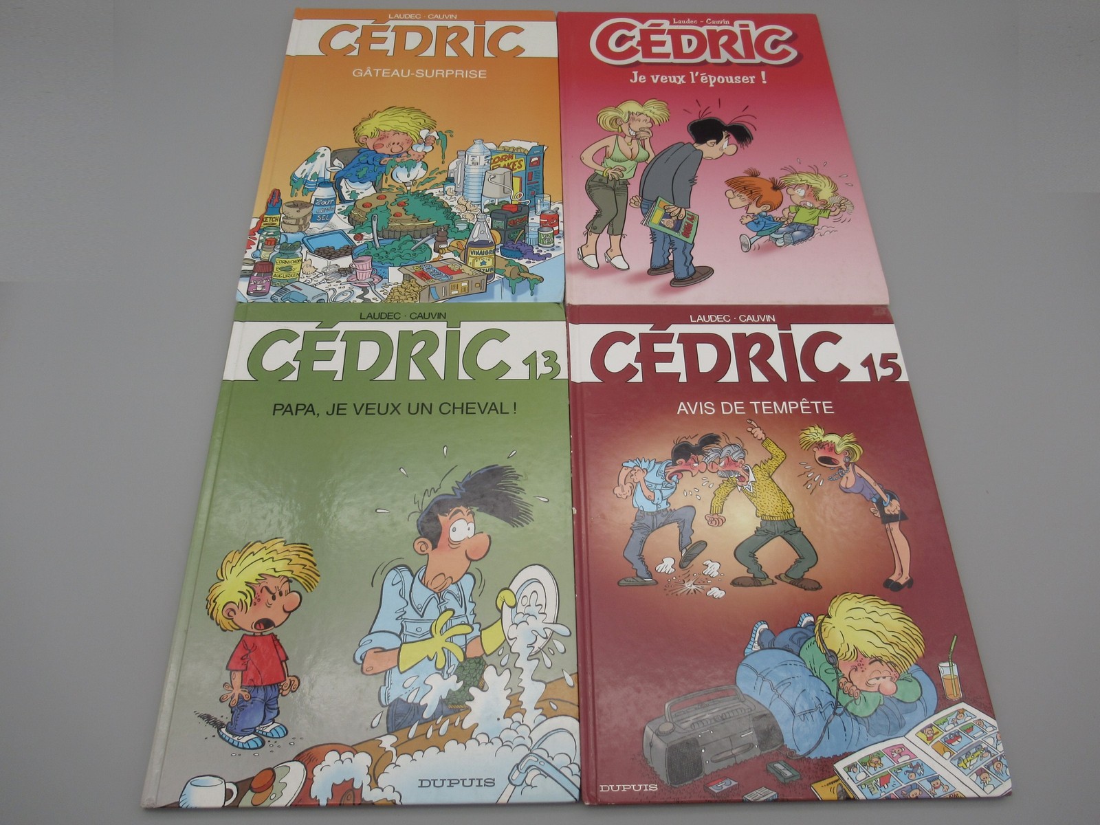 4 albums Cédric dont n°13 et 15