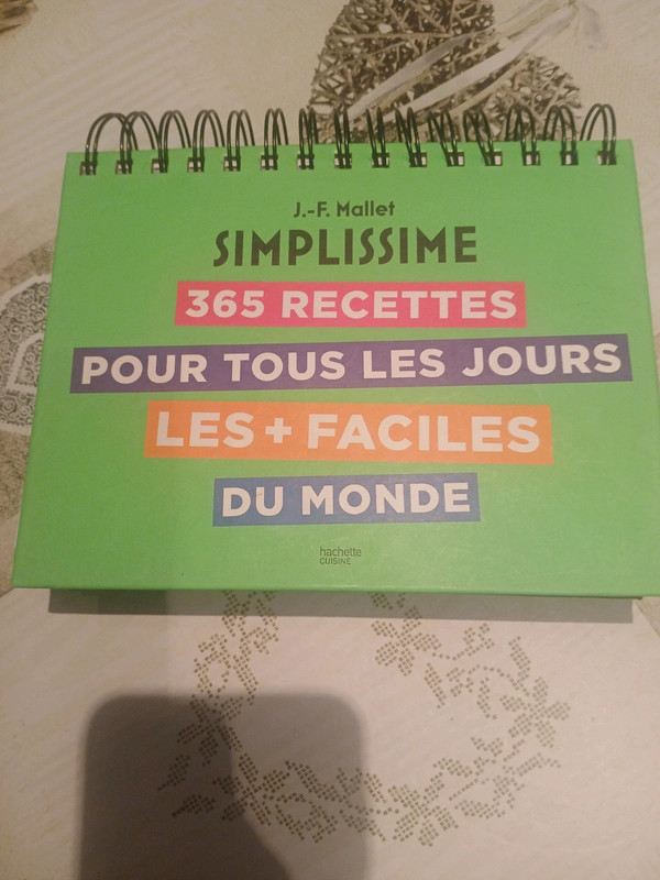 Livre 365 recettes simplissimes J.F. Mallet