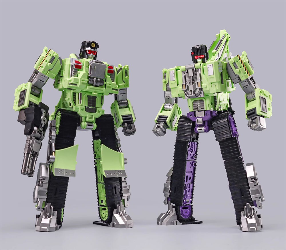 Mecha Invasion GLA-05 Bonecrusher GLA-06 Scavenger Set C Devastator Figure giocattolo