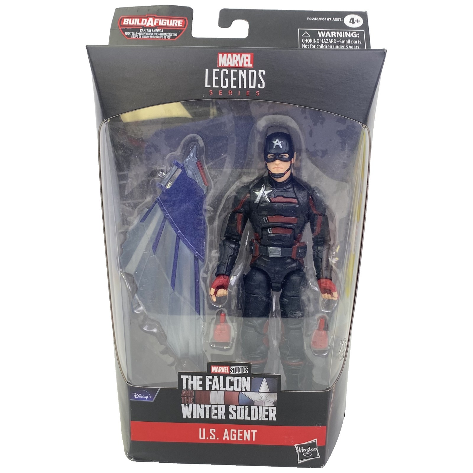 Marvel Legends U.S. Figurina Agente 6" Falco e il soldato d'inverno Hasbro nuova