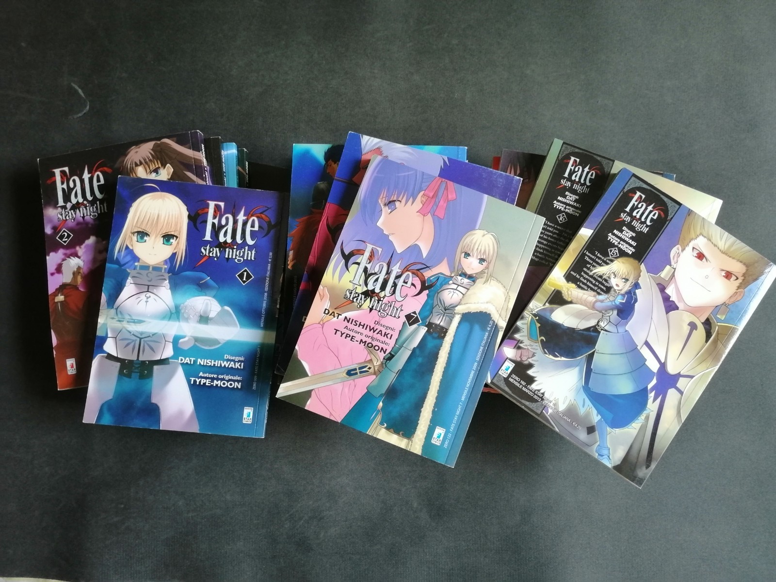FATE STAY NIGHT 1/20 COMPLETA NISHIWAKI/TYPE-MOON STAR COMICS 2008 DA EDICOLA!