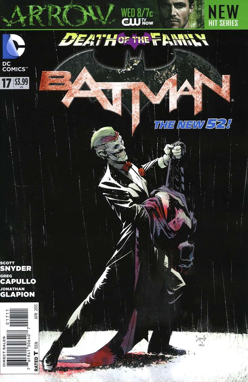 Batman (2nd Series) #17 FN; DC | New 52 Death of the Family Joker - w/Bag+Board