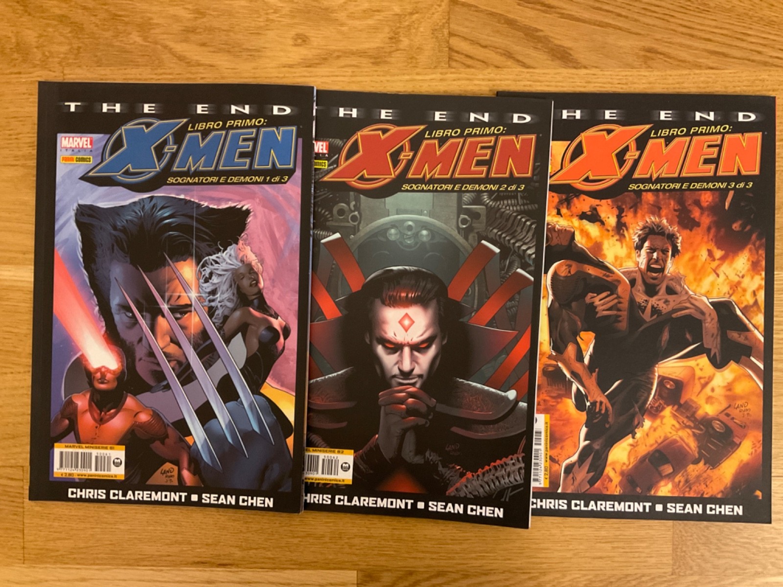 X-MEN -THE END SOGNATORI E DEMONI 1,2,3 - 2005 - MARVEL ITALIA