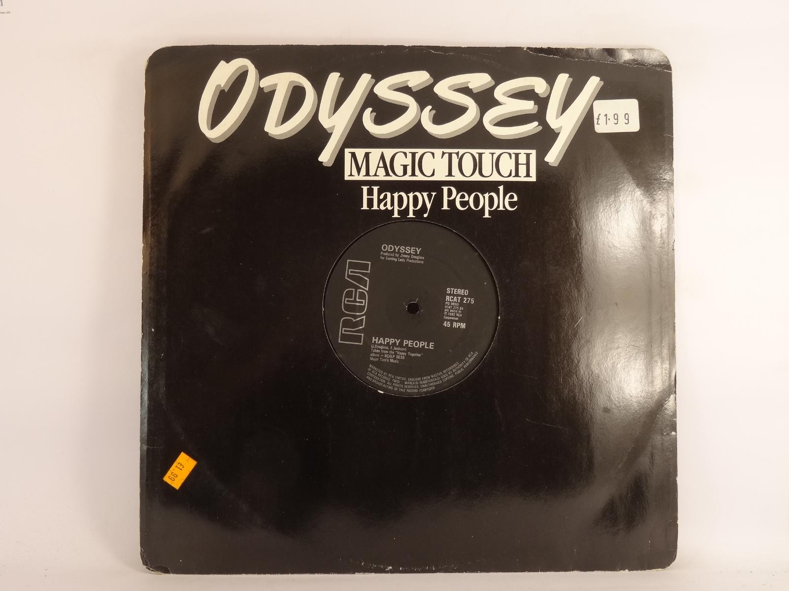 ODYSSEY MAGIC TOUCH (293) 2 Track 12" Single plus Company Sleeve RCA