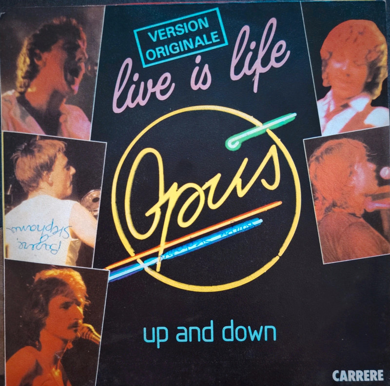 Disque 45 tours Opus