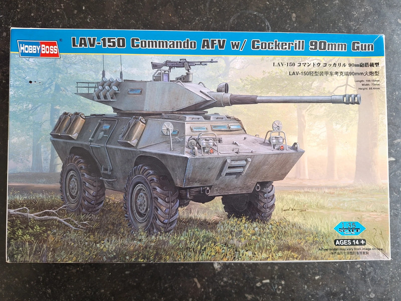 US LAV-150 commando with cockerill 90mm gun - Hobbyboss 1/35