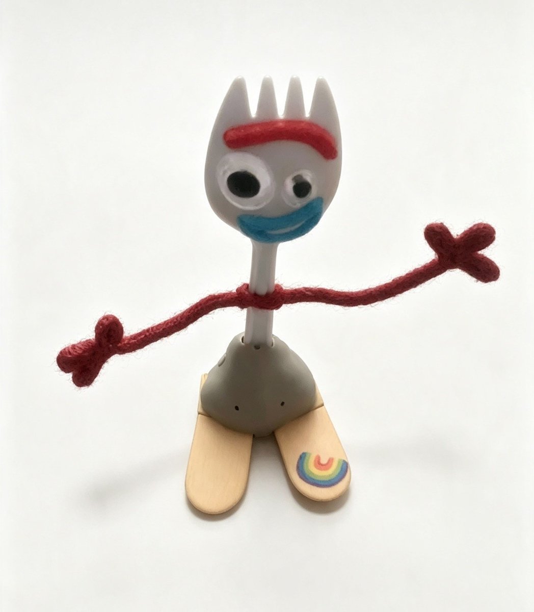 Personaggio Disney Pixar Toy Story Forky Talking 7,5" (Bonnie) funzionante 