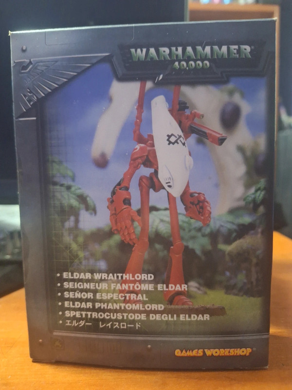 Warhammer 40k - Spettrocustode degli Eldar (Wraithlord) Vintage in Metallo