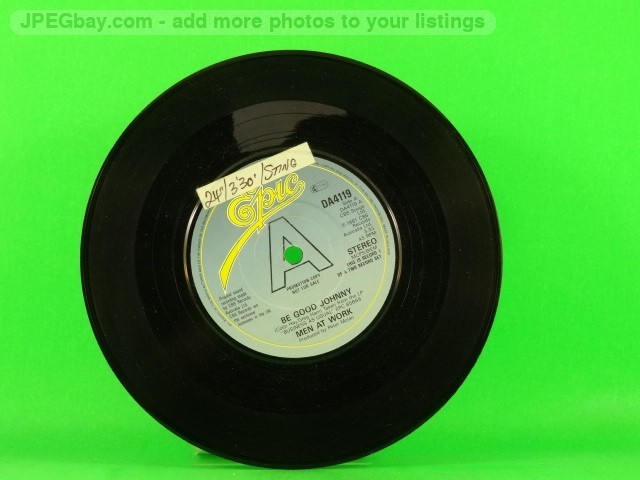 MEN AT WORK BE GOOD JOHNNY (DEMO) (137) 7" EPIC