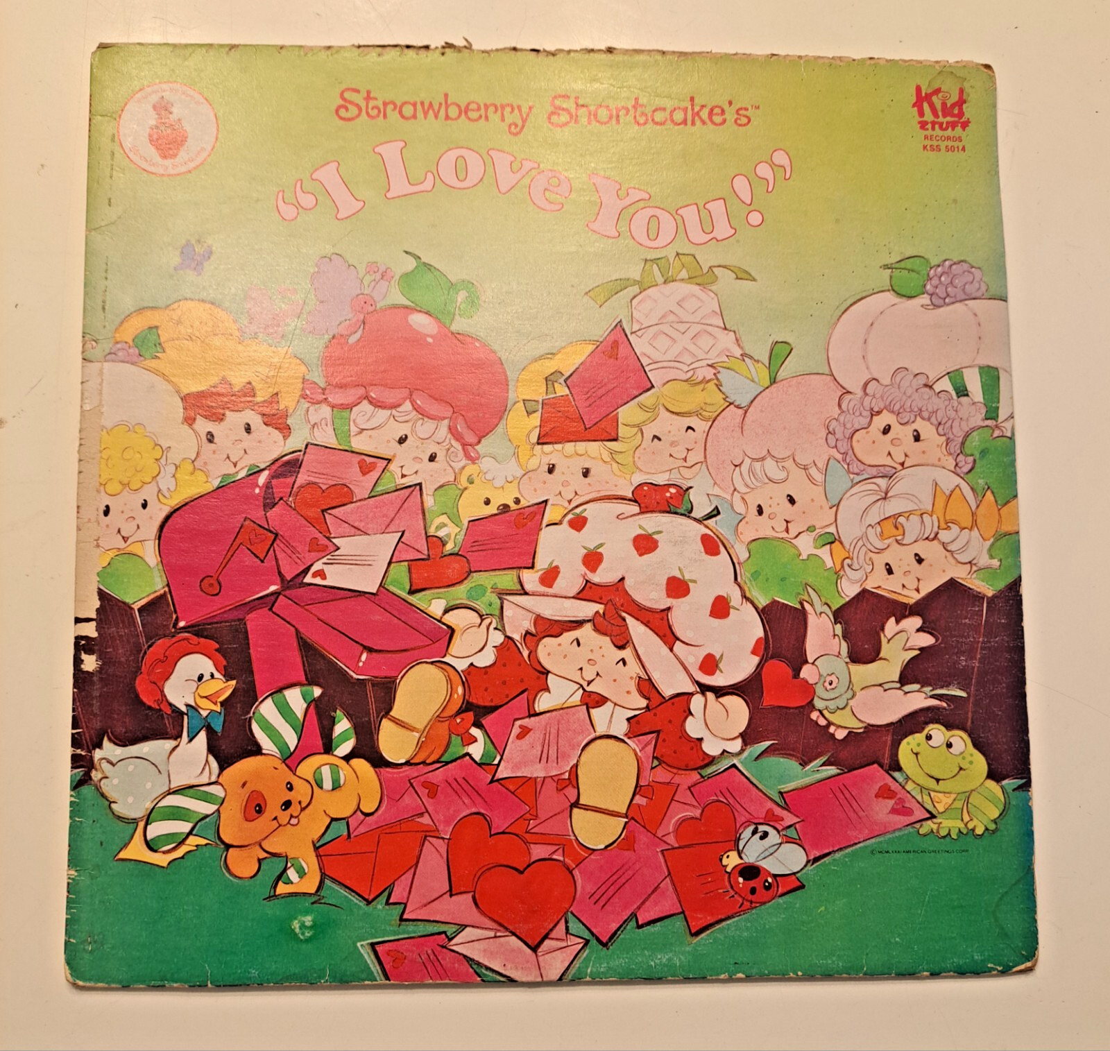 Strawberry Shortcake Vtg. "I Love You" Vinyl Record 33 LPM