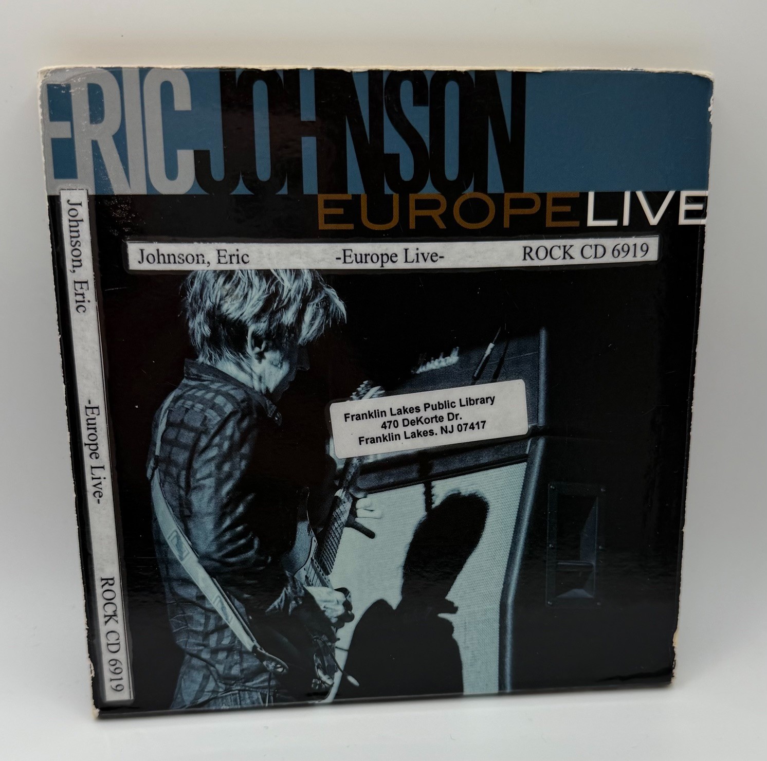Eric Johnson Europe Live, CD (Album) 2014 - EX-LIBRARY, Good