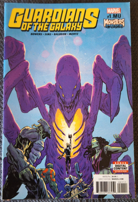 Guardians of the Galaxy #1 MU (Marvel Comics, avril 2017) Monsters Unleashed