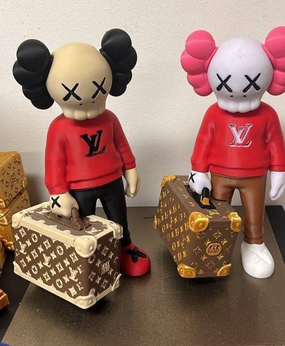 set of 2-Kaws 13” 3D Printed