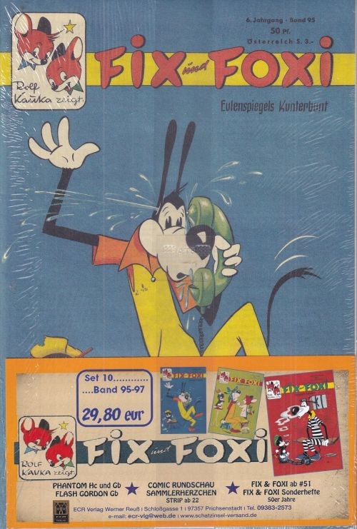 Fix e Foxi n.95 al 97 facsimile reprint set ECR editore nuovo