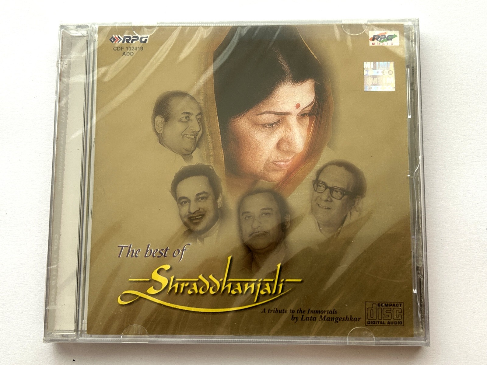 Lata Mangeshkar - The Best Of Shraddhanjali (CD 1999) SEALED BROKEN CASE