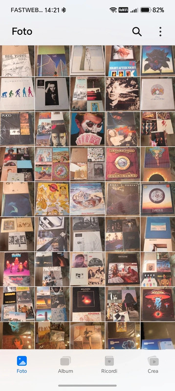 Vendesi blocco di 141 vinili rock country jazz-rock rock psichedelico ecc.