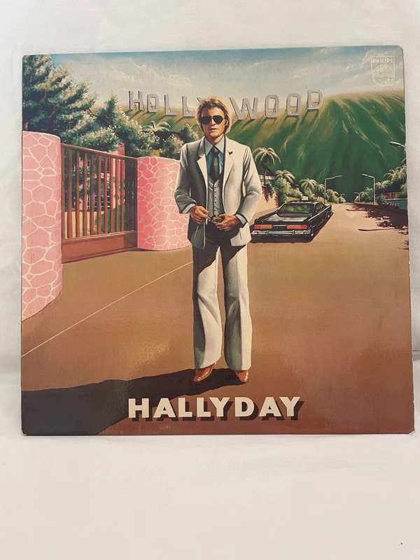 Vinyle 33T lp12" de Johnny Hallyday – Hollywood