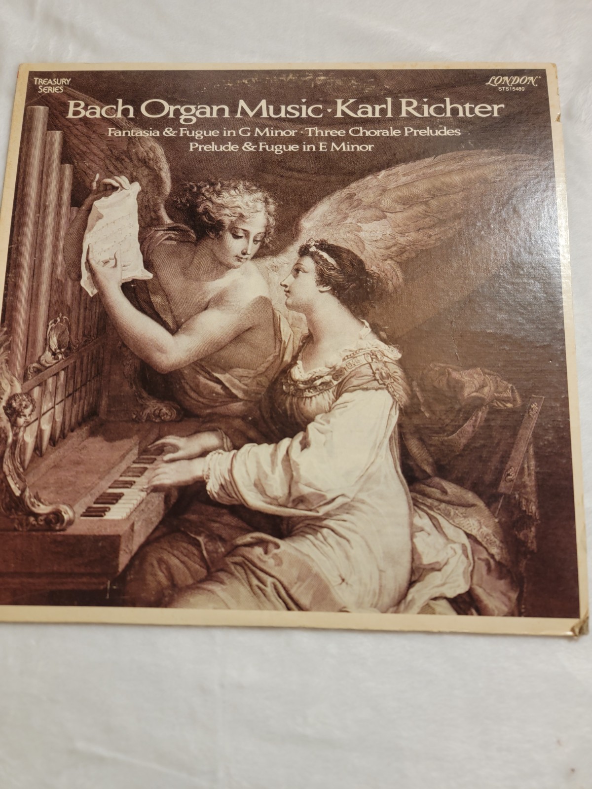 Bach organ music vinyl treasury series