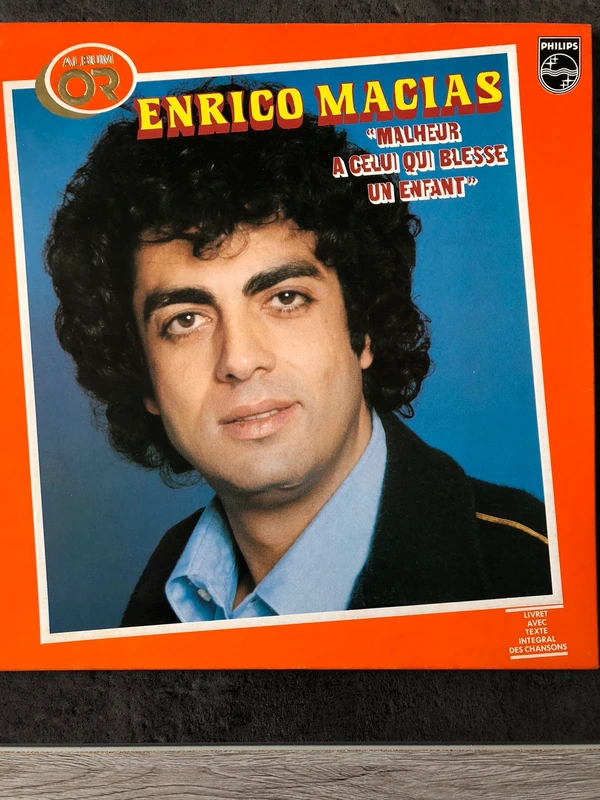 Vinyle album or 33 tours Enrico Macias