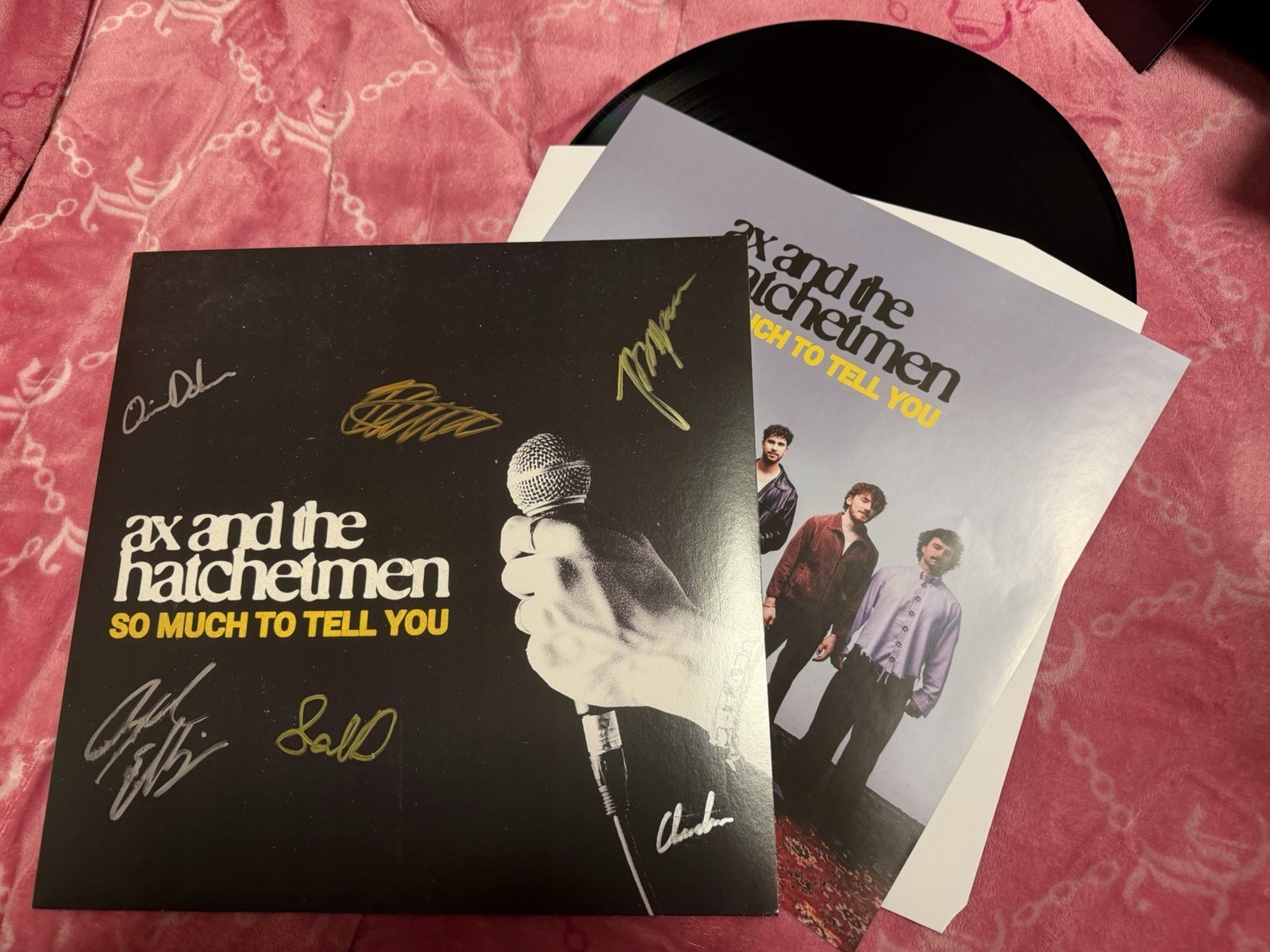 Ax and the Hatchetmen - So Much To Tell You LP SIGNED IN PERSON