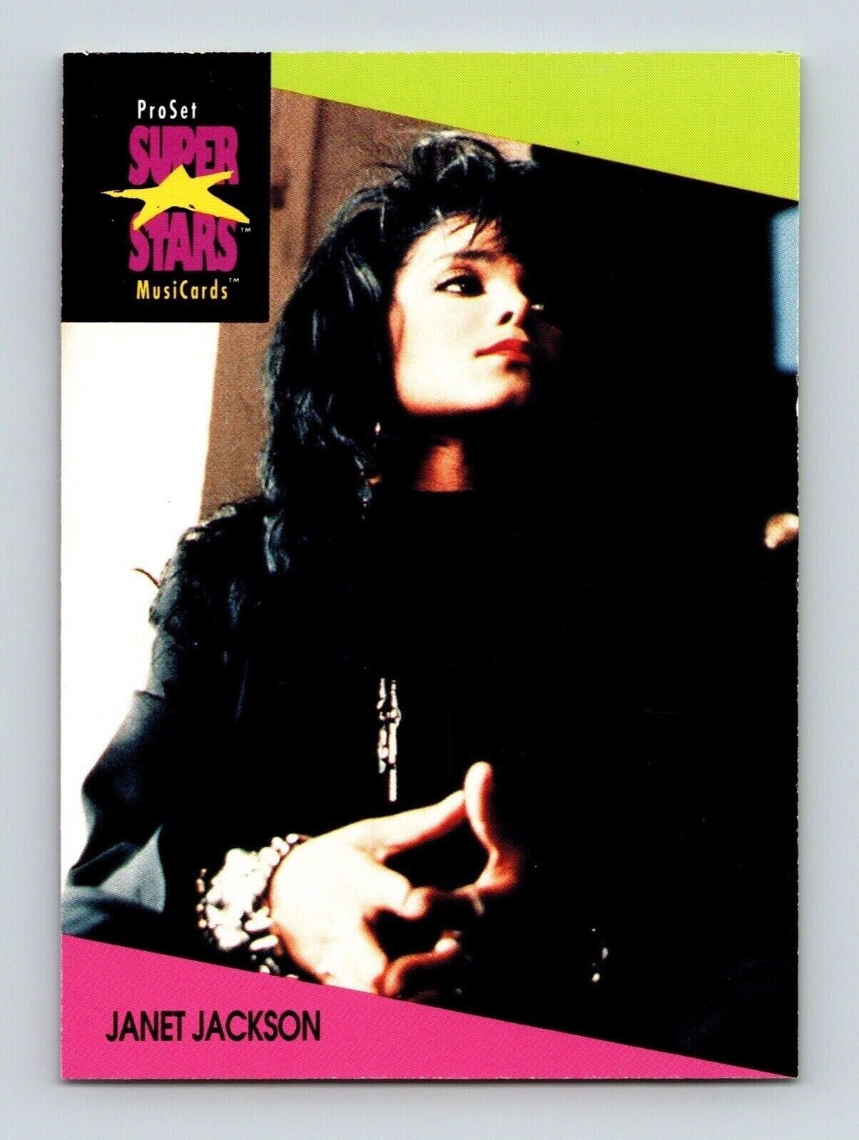 Janet Jackson 57 Pro Set 1991 SuperStars MusiCards Rock Express TCG CCG