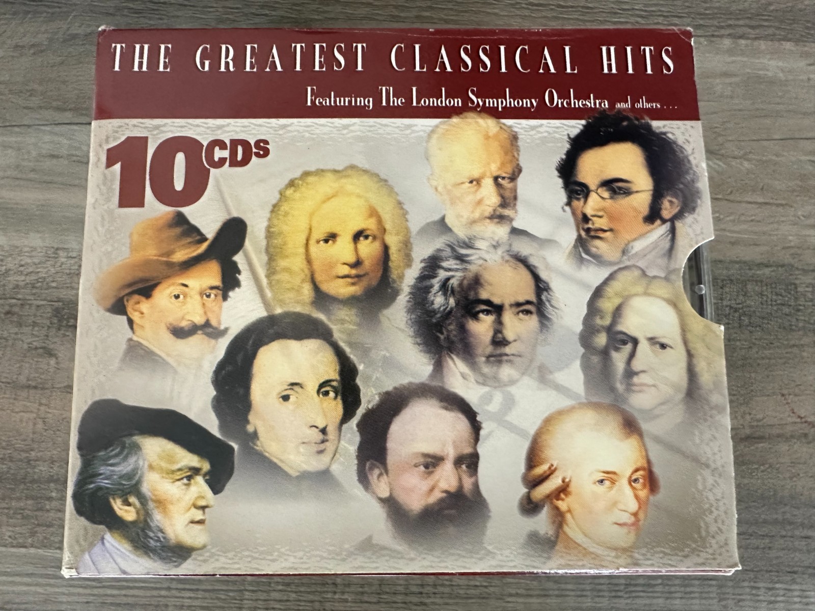 THE GREATEST CLASSIC HITS 10 CD'S SET WITH VARIUS COMPOSER